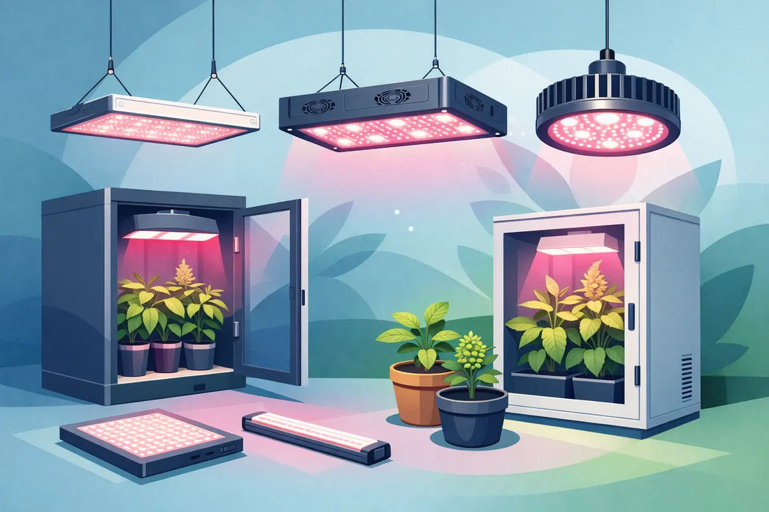 7 Best LED Lights for Small Grow Cabinets - Unique Hydroponics