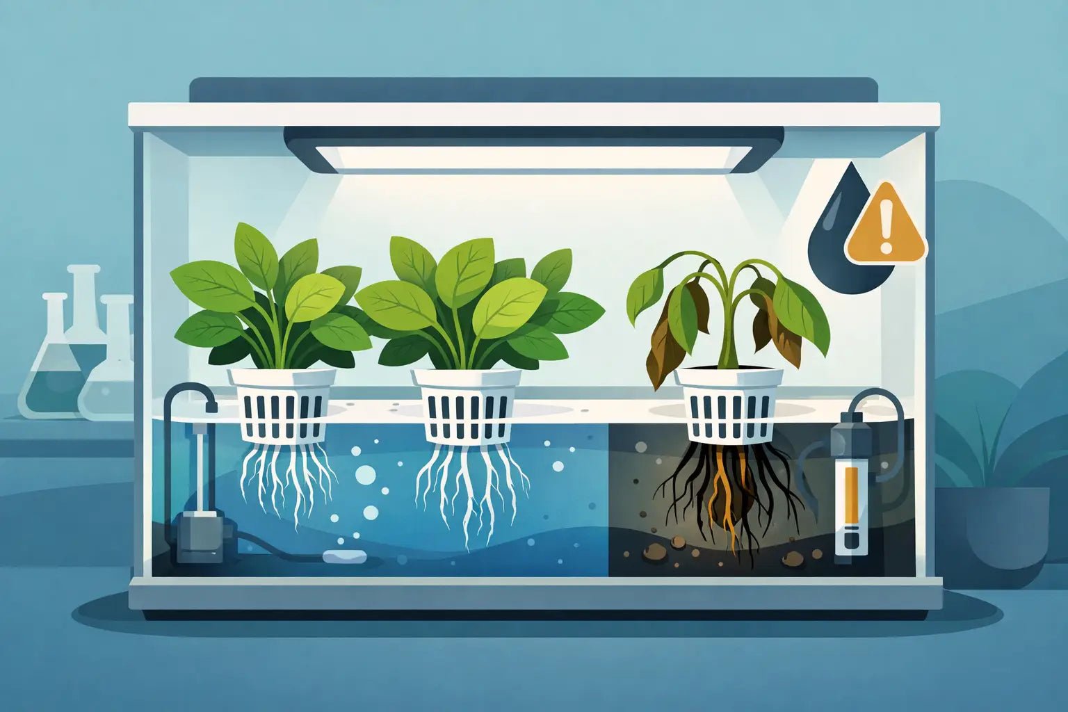 How to Prevent Root Rot in Hydroponic Cabinet - Unique Hydroponics
