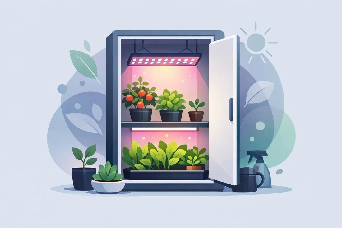 Best LED Light for a Grow Cabinet - Unique Hydroponics