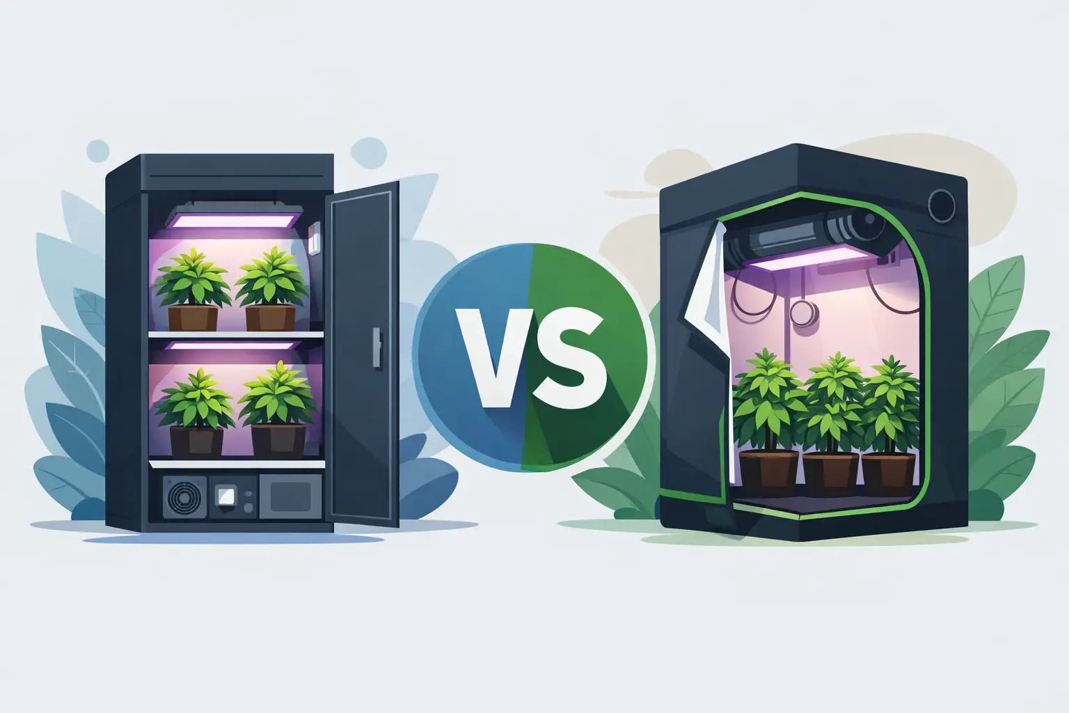 Grow Cabinet vs Grow Tent: Which Fits You? - Unique Hydroponics