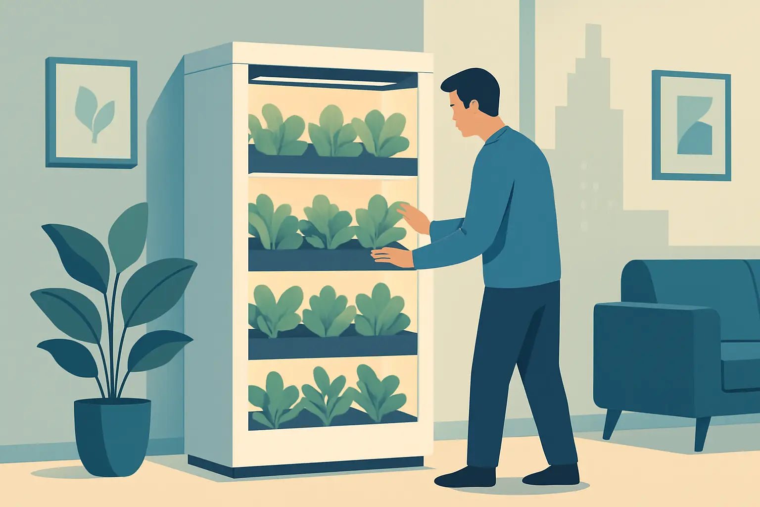 Hydroponic Cabinets That Actually Work in Apartments - Unique Hydroponics