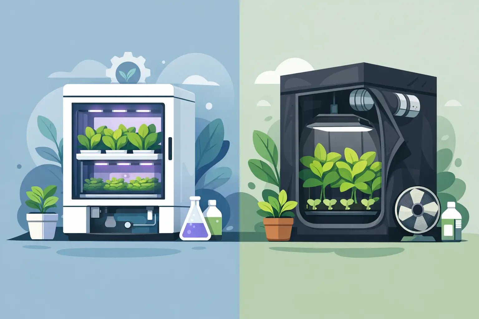 Hydroponic Cabinet or Grow Tent? - Unique Hydroponics