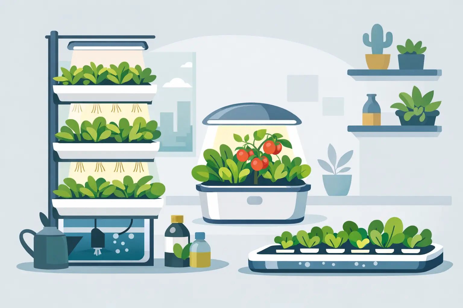 Small Space Hydroponics That Actually Work - Unique Hydroponics