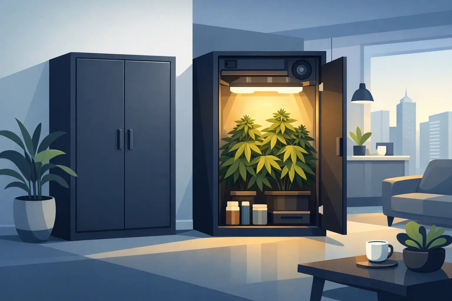 Best Stealth Grow Cabinet for Apartments - Unique Hydroponics