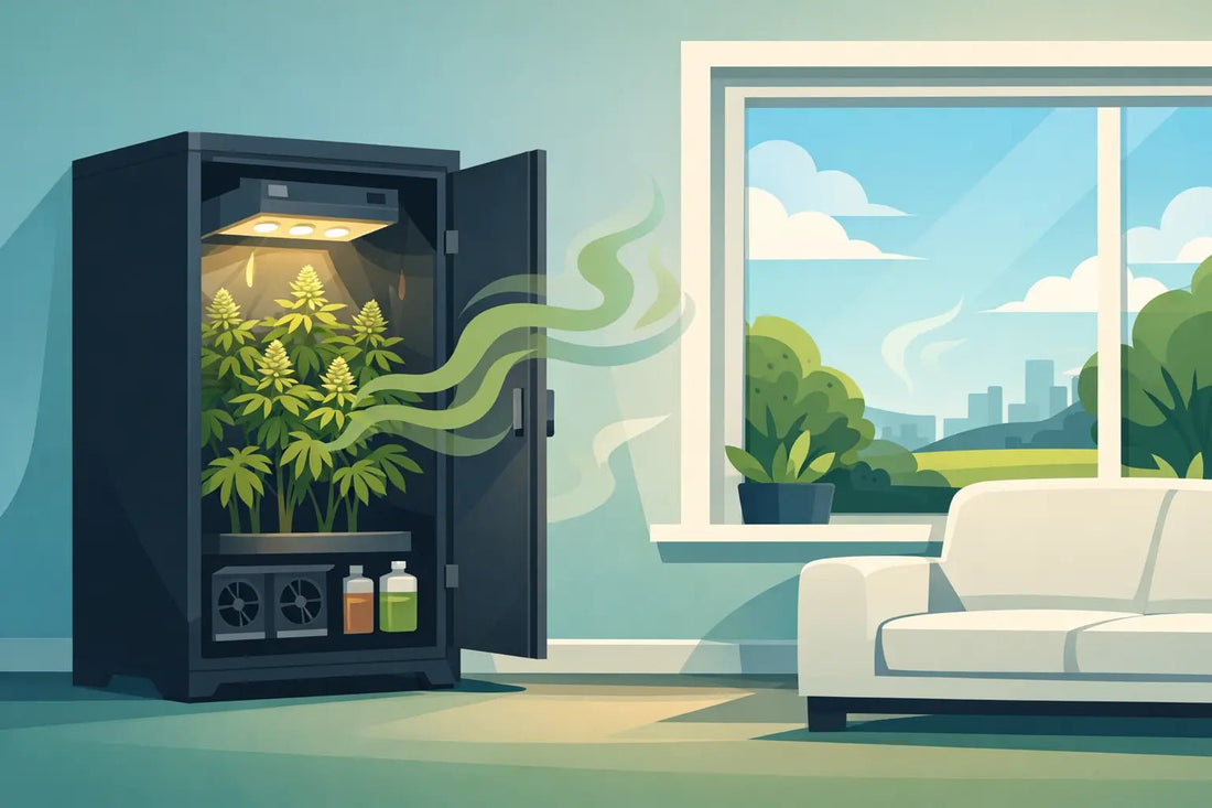Does a Grow Cabinet Smell Outside? - Unique Hydroponics