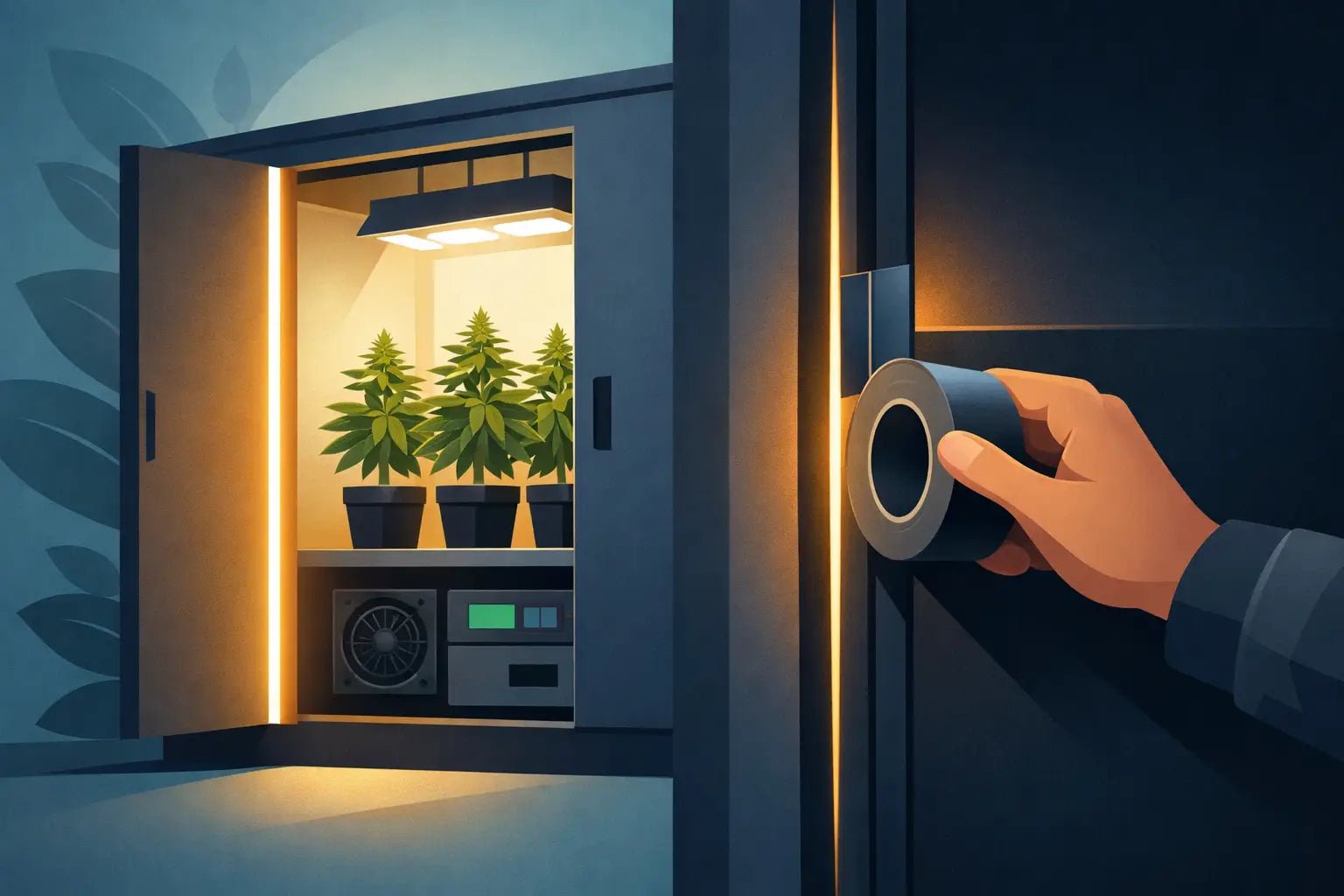 Stop Light Leaks in Your Grow Cabinet - Unique Hydroponics