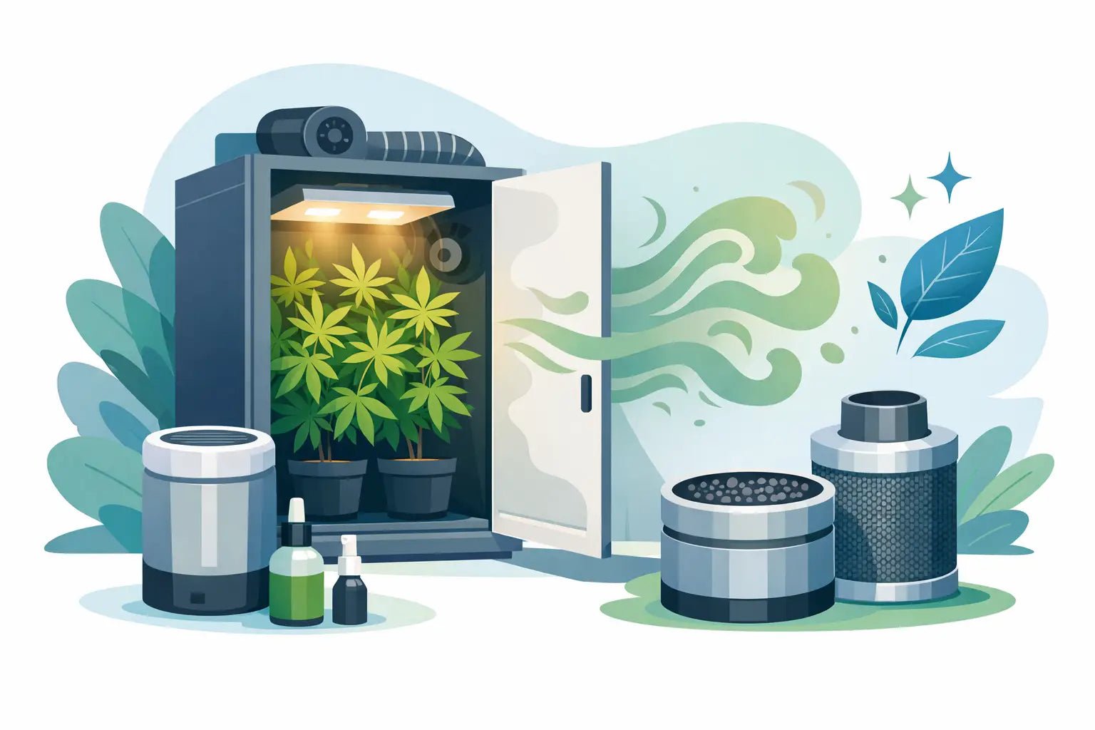 How to Control Grow Cabinet Odor Right - Unique Hydroponics