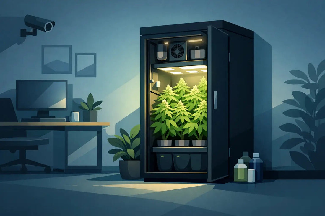 Stealth Hydroponic Grow Cabinet Setup Done Right - Unique Hydroponics