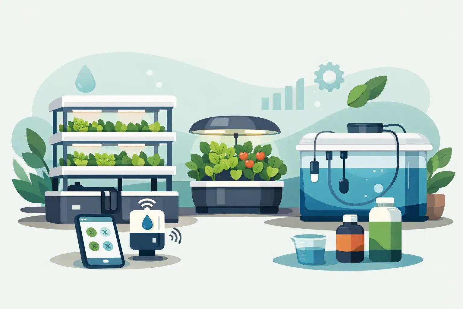 Best Automatic Hydroponic Setup for Beginners - Unique Hydroponics
