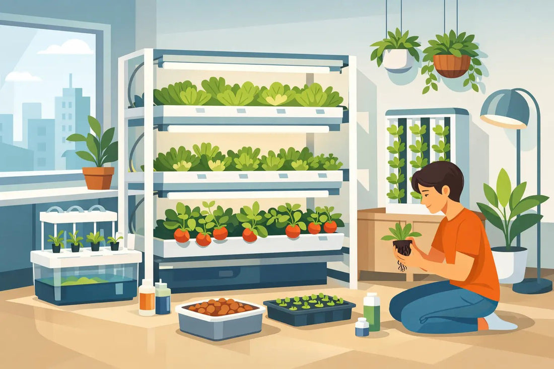 How to Start Hydroponics Indoors in an Apartment - Unique Hydroponics