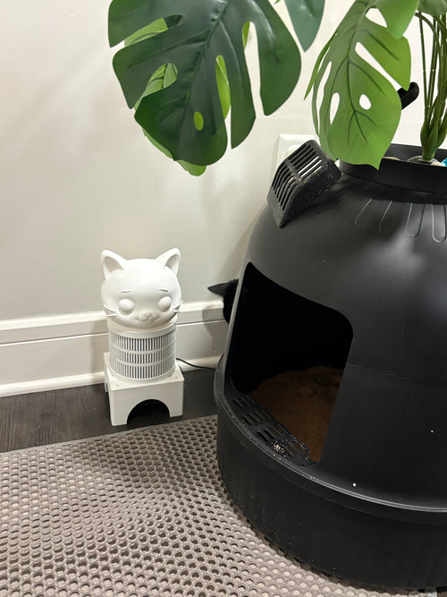 Cat Litter Box Odor Carbon Filter Smell Remover