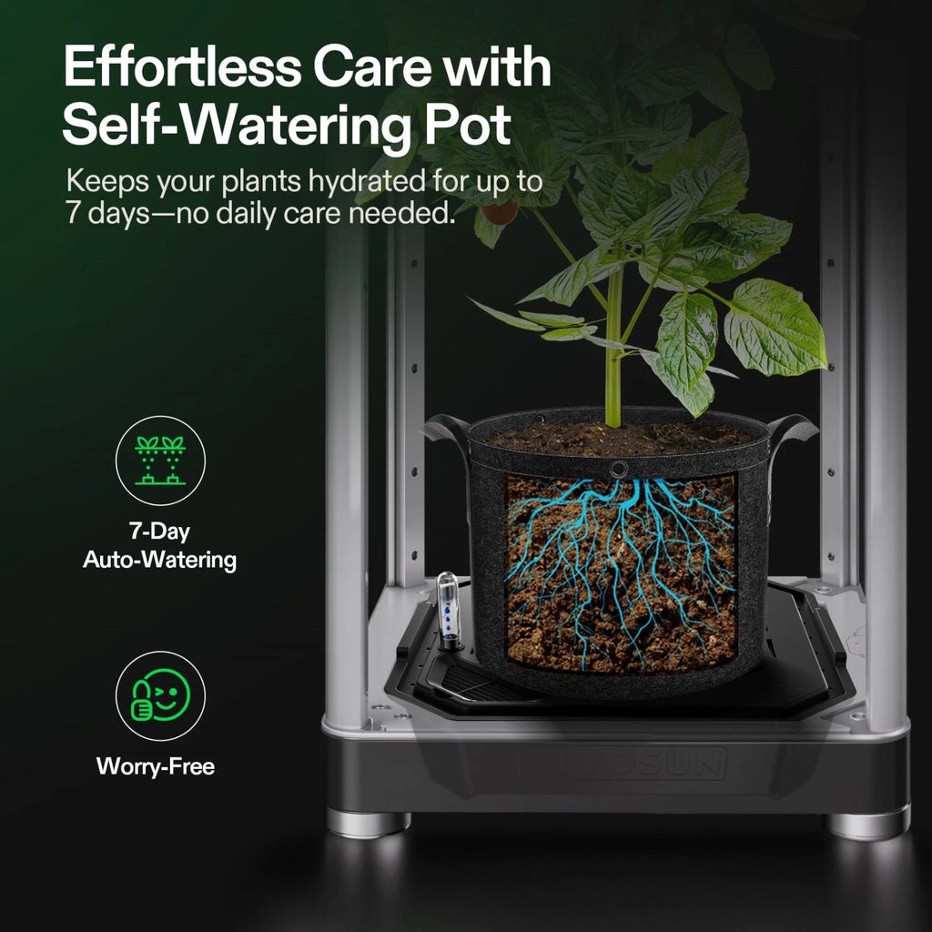 4 foot tall VGrow Smart Grow Box Complete Grow Tent Kit Soil Version